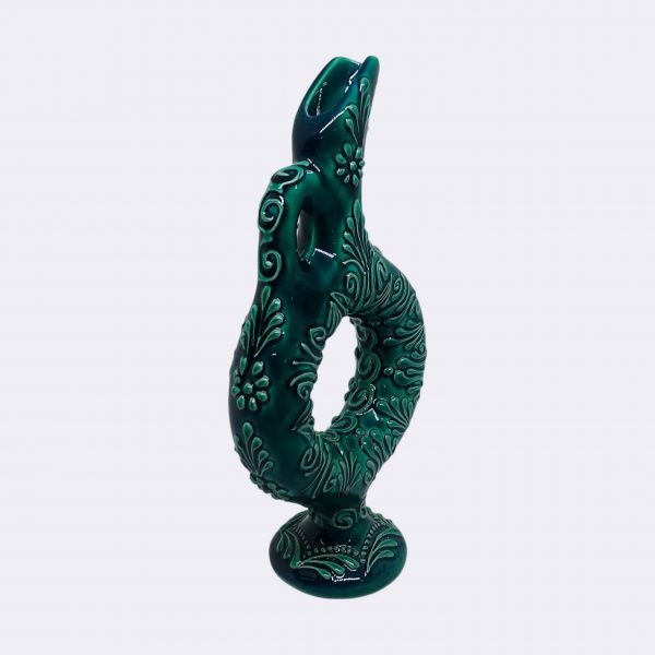 Hitit Vazo Firuze Yeşil 20 cm - Image 4