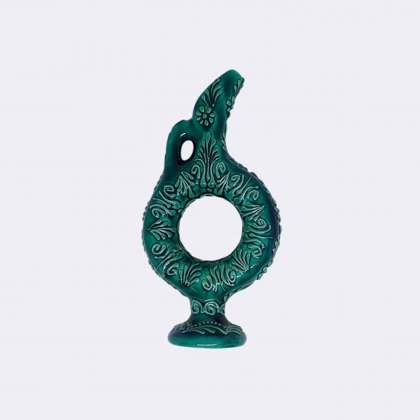 Hitit Vazo Firuze Yeşil 20 cm - Image 2