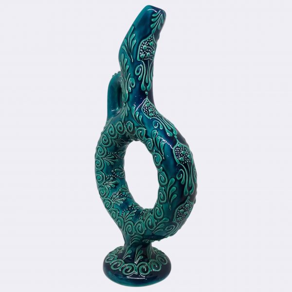 Hitit Vazo Firuze Yeşil 30 cm - Image 3