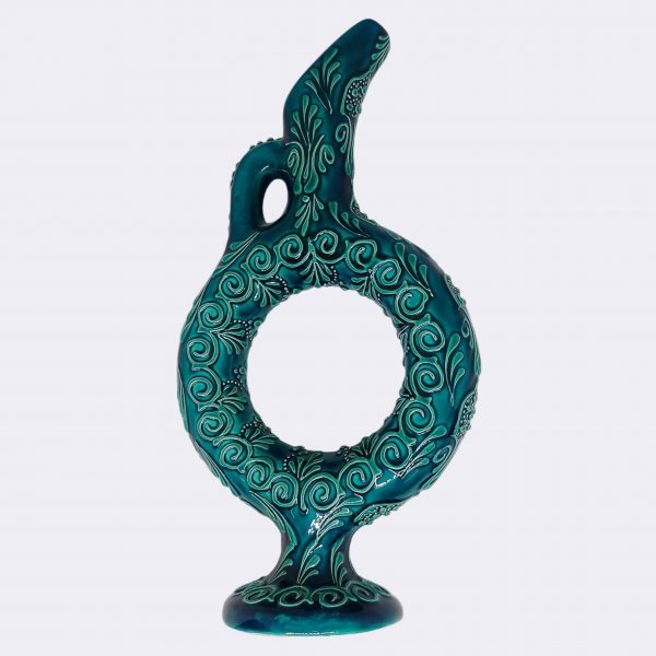 Hitit Vazo Firuze Yeşil 30 cm - Image 2